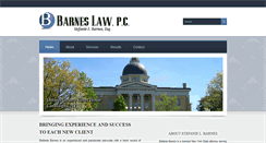 Desktop Screenshot of barneslawpc.com